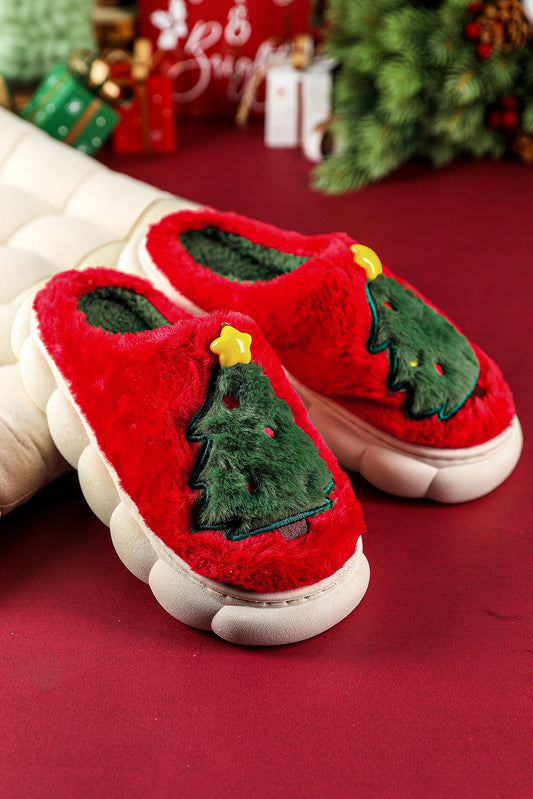 Christmas Tree Slippers