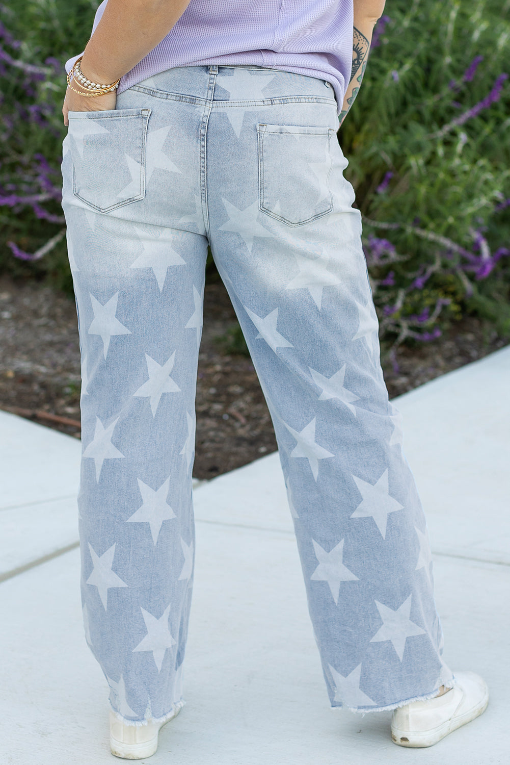 Star Pattern Jeans