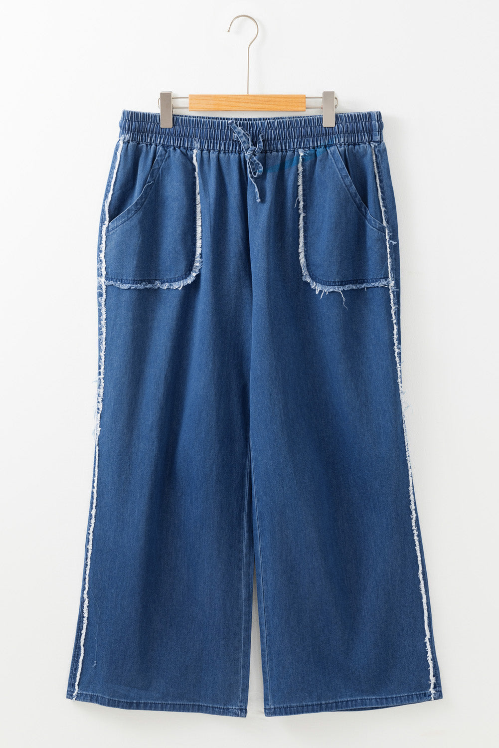 Sail Blue Chambray Loose Pants