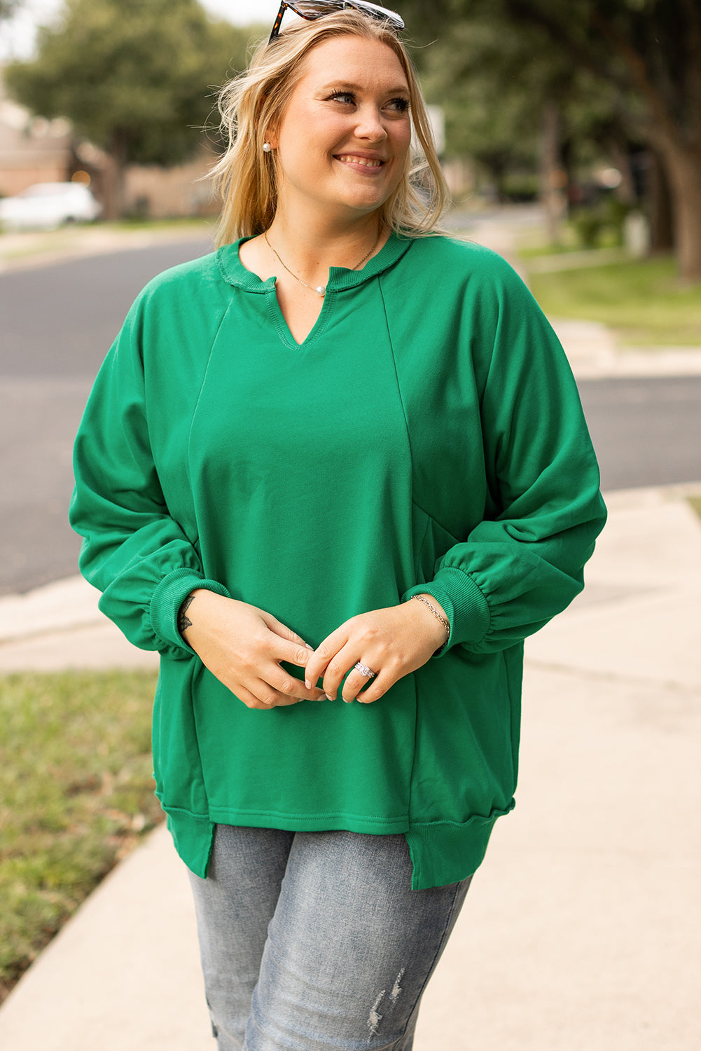 Bright Green Sweatshirt