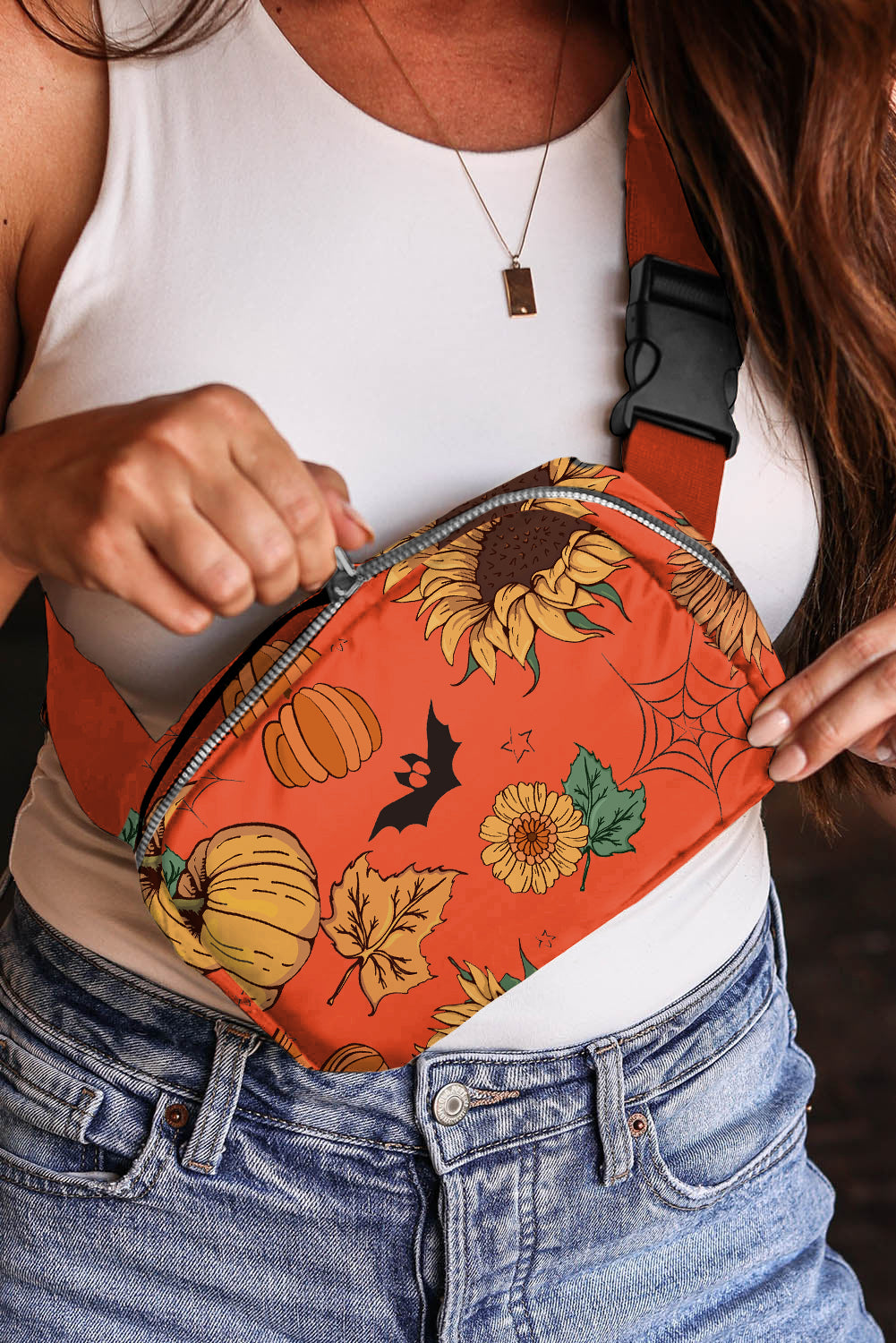 Pumpkin Crossbody Bag