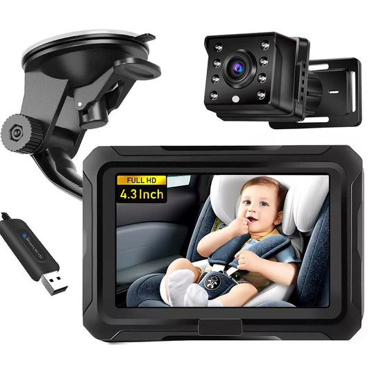 4.3 inch HD 1080P Car Baby Monitor System