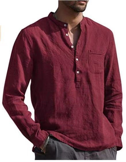 Woven Flax Shirt