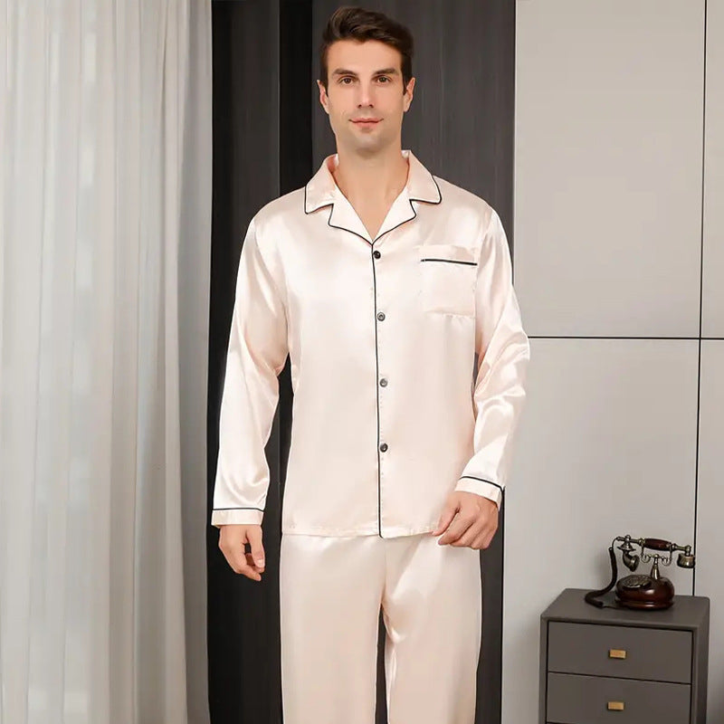 Imitated Silk Polyester Pajama Sets