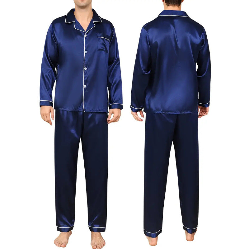 Imitated Silk Polyester Pajama Sets