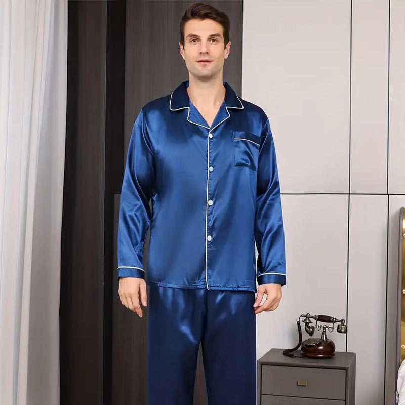 Imitated Silk Polyester Pajama Sets