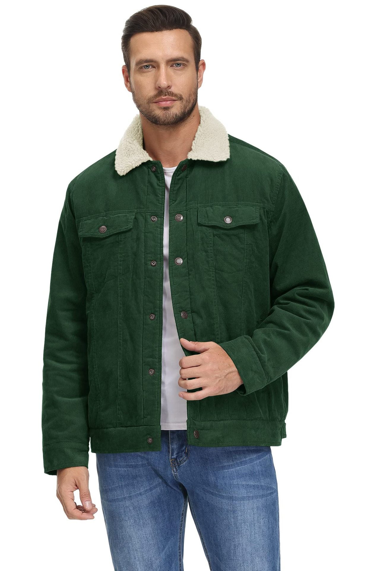 Sherpa Lined Collar Jacket