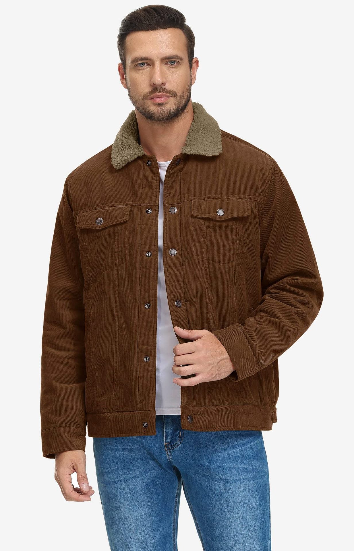 Sherpa Lined Collar Jacket