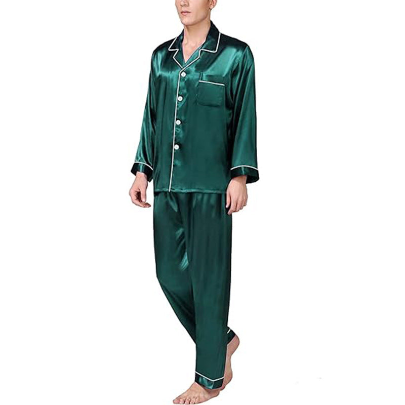 Imitated Silk Polyester Pajama Sets