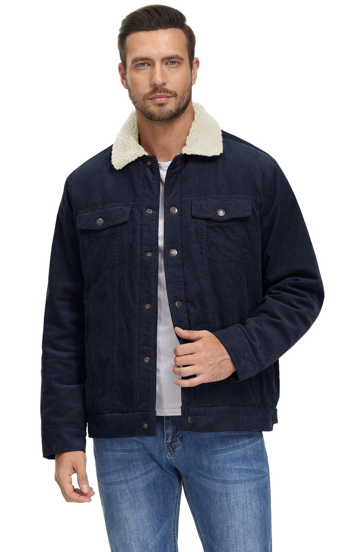 Sherpa Lined Collar Jacket