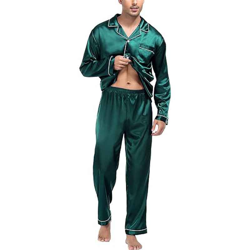 Imitated Silk Polyester Pajama Sets