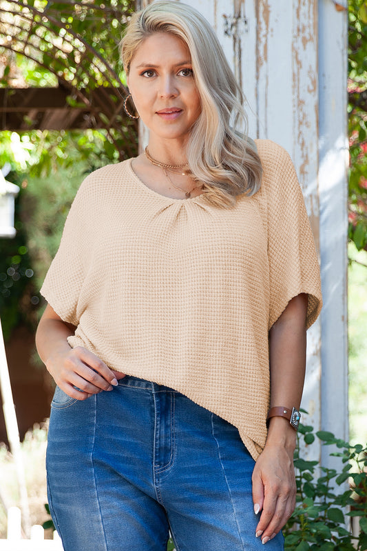 Beige Lace Tee