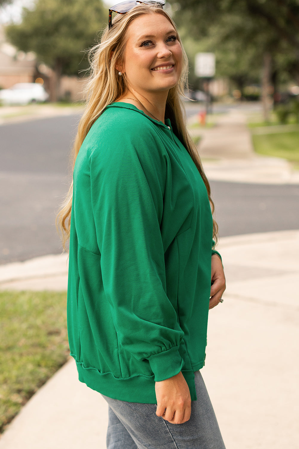 Bright Green Sweatshirt