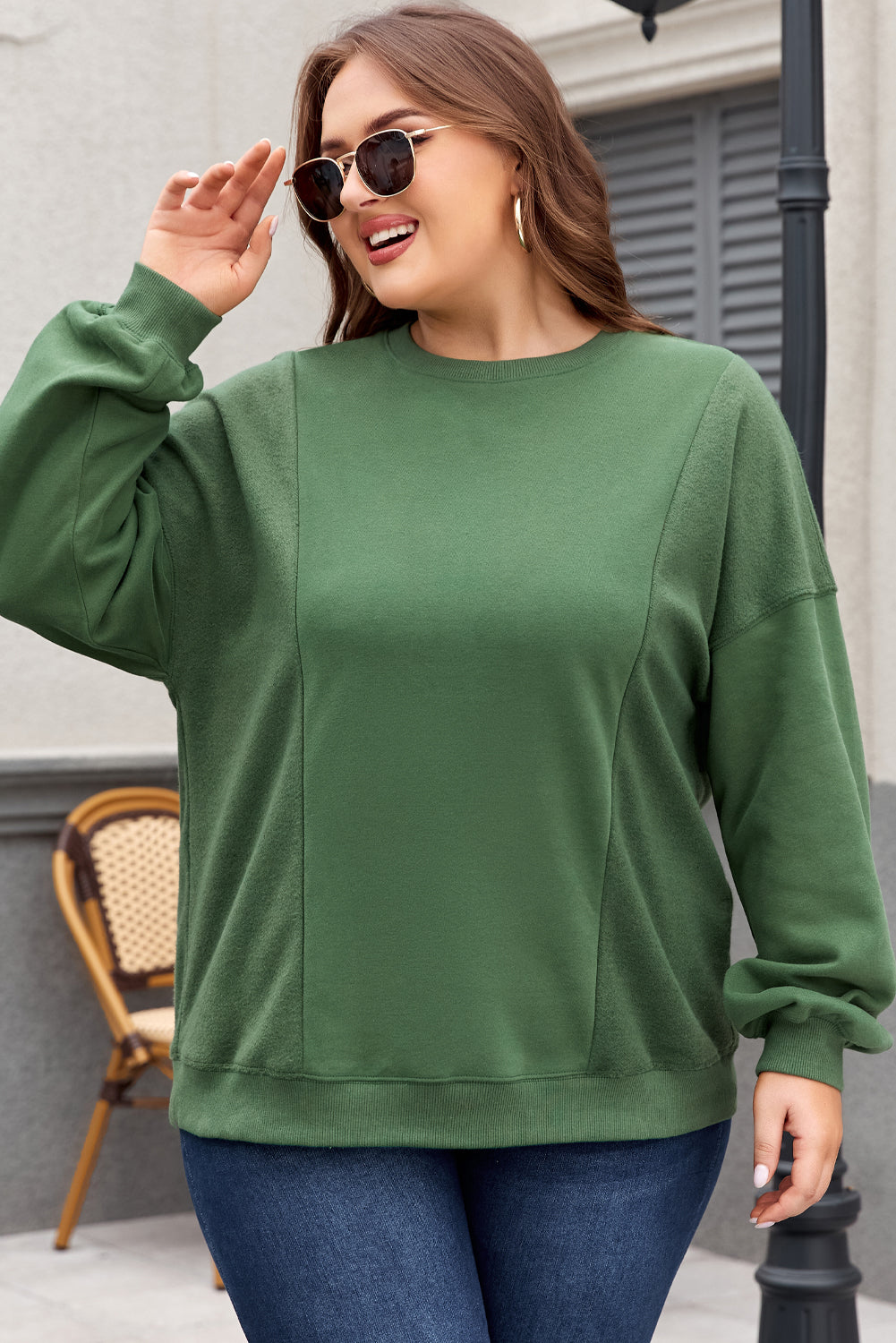 Blackish Green Sweatshirt