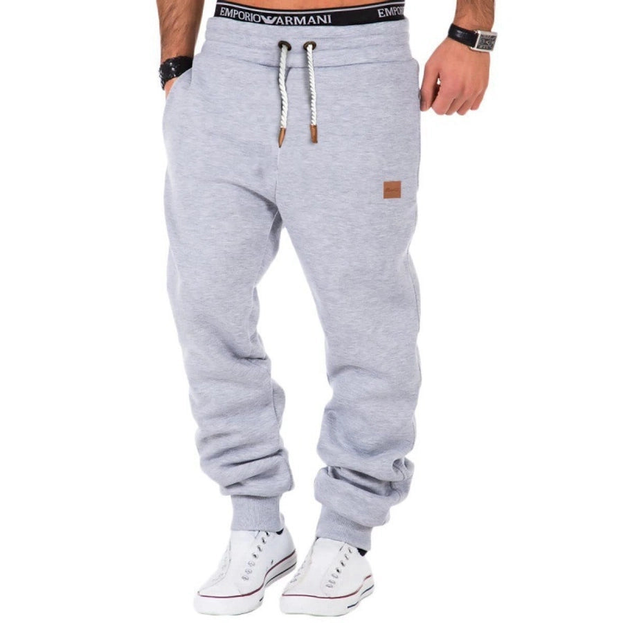 Loose Solid Color Sweatpants