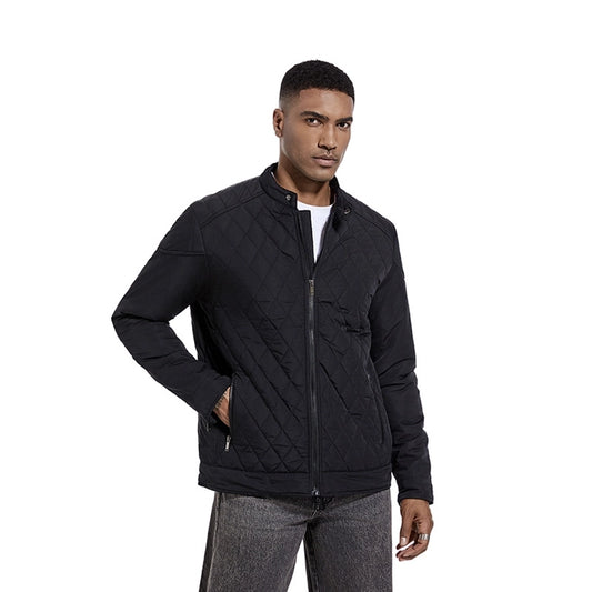 Casual Standing Collar Regular Fit Jacket