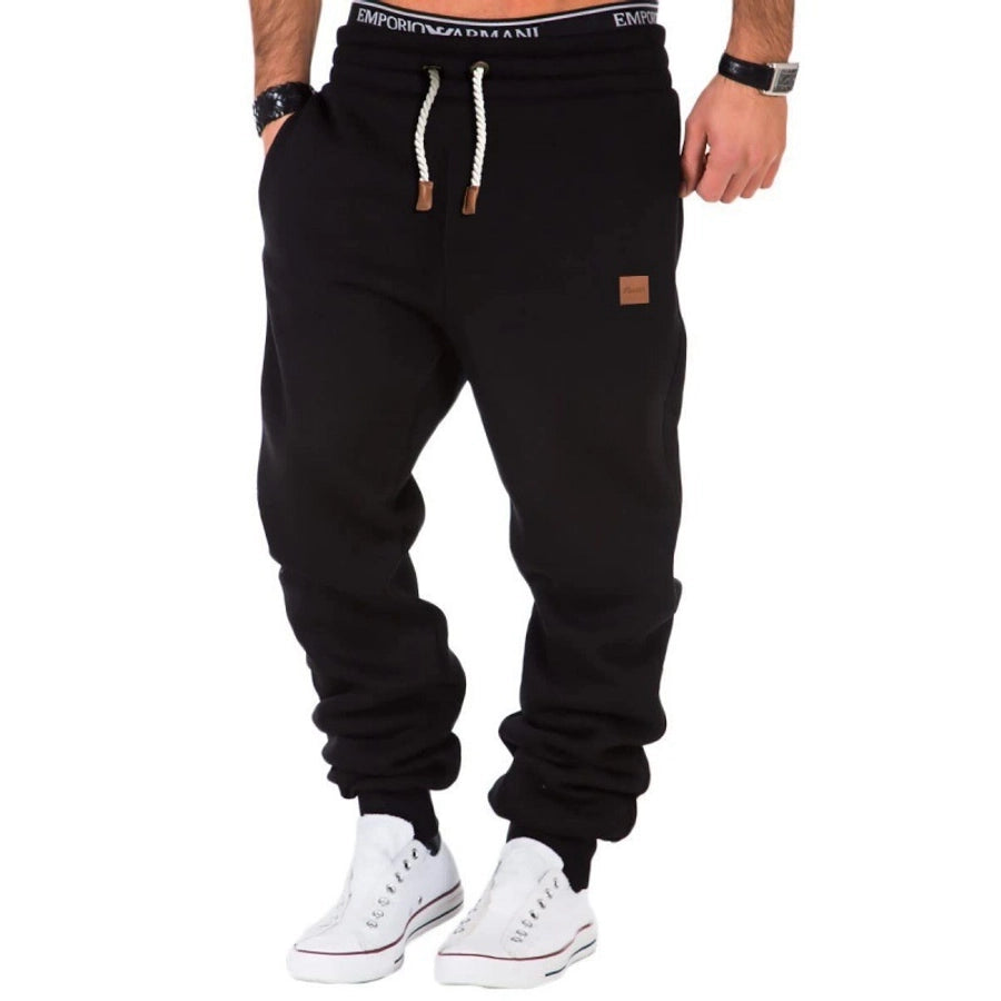 Loose Solid Color Sweatpants