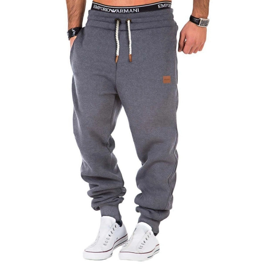 Loose Solid Color Sweatpants